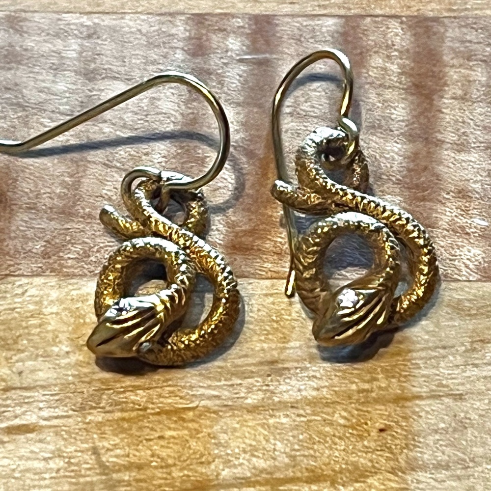 Serpent snake earrings